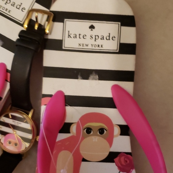 SOLD Kate Spade Monkey Flip Flops